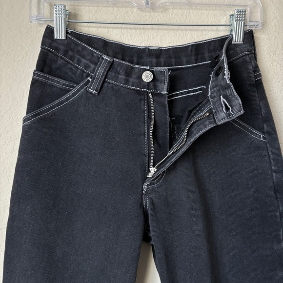 Brandy Melville J. Galt Carpenter Straight Leg Jeans with Contrast Stitching - Picture 9 of 11